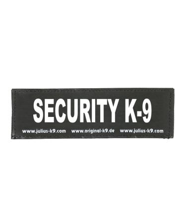 Julius-K9 162LR-K-28093 Velcro label SECURITY small black SECURITY small SECURITY