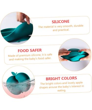 TOYANDONA Silicone Dinner Grid Tableware for Kids - Reusable Anti-fall Training Plate with Suction for Mess-free Eating - Buy Online on SooperMarket.com