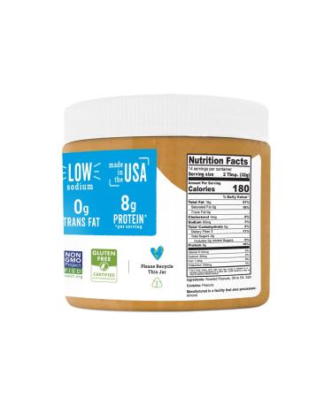 Natural Way Peanut Butter Original 16oz Jar - Made with Olive Oil, Non-GMO & Gluten Free - Buy Online on SooperMarket.com