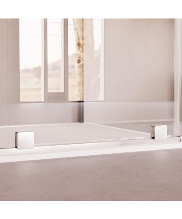 Buy 8mm H200 Sliding Shower Door Without BRENTA Profiles - 120 | International Shipping Available - Buy Online on SooperMarket.com