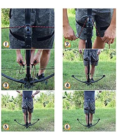 Elong Crossbow Cocking Device Double Handle - Black | Rope Cocker Aid for Hunting Crossbows - Buy Online on SooperMarket.com