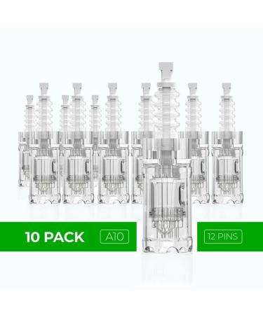 Dr. Pen Ultima A10 12 Pin (0.25mm) Cartridges - 10 Pack - Disposable Replacement Parts - Buy Online on SooperMarket.com