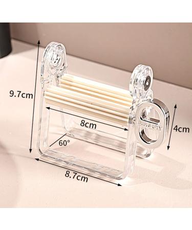 2024 Toothpaste Squeezer Roller Toothpaste Tube Squeezer Dispenser Toothpaste Holder Toothpaste Dispenser Squeezer with Swivel Handle Toothpaste Tube Squeezer (White) - Buy Online on SooperMarket.com