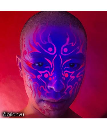 Mehron Paradise AQ Face & Body Color (40g) - Black Light Reactive Makeup for Face Body & Hair - Vulcan - Buy Online on SooperMarket.com