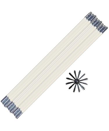 Flexible Clothes Dryer Lint Vent Trap Exhaust Cleaner Kit Clean Brush Gas Electric Fire Prevention Refrigerator Coil - Extend up to 12 feet