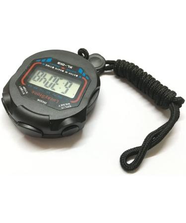 LuckyStone Digital Stopwatch Timer - Professional Handheld LCD Chronograph for Sports, Fitness Coaches & Referees - Buy Online on SooperMarket.com