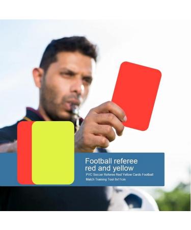 Shop EHIOG Referee Card Set - Metal Pipe with Red Yellow Cards & Point Book | Essential Referee Equipment for Football Games - Buy Online on SooperMarket.com