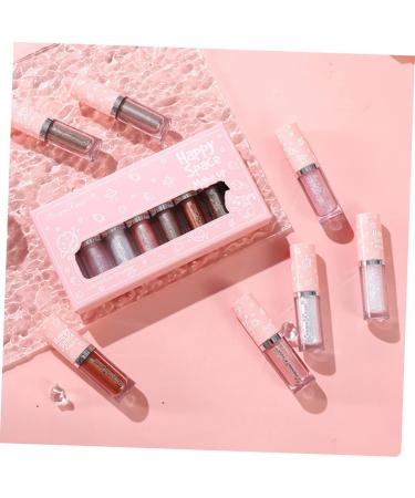 Angoily 8pcs Diy Highlight Makeup Cosmetics Bling Shadow Liquid Women Eye Glitter Tool Eyeshadow - Buy Online on SooperMarket.com