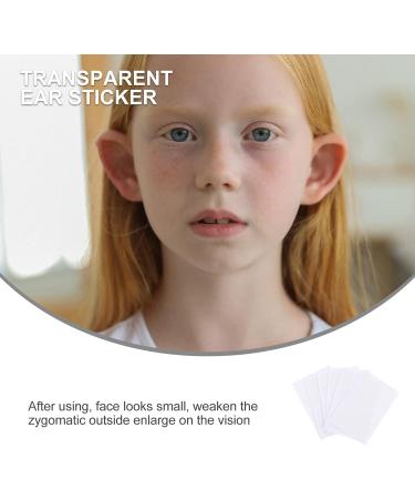 SOIMISS Clear Earrings Cosmetic Ear Corrector Support Stickers - Transparent Makeup Tape for Earlobe Support - 4X1.5X0.1CM - Buy Online on SooperMarket.com