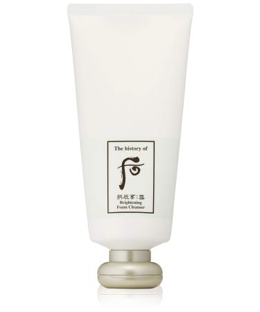 The History of Whoo Gongjinhyang Seol Radiant Brightening Cleansing Foam | Perfectly Removes Skin Residues with Rich & Fine Bubble Foams 180ml
