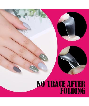 240 PCS Gel Nail Tips Set | Pre-Buffed Extensions Kit for Medium Coffin & Almond Nails - Buy Online on SooperMarket.com