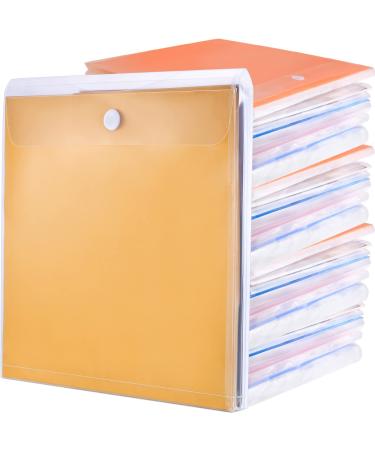 36 Pcs 12 x 12 Scrapbook Paper Storage Organizer Top Loading Plastic Paper Holder Craft Paper Storage Scrapbook Organization and Storage for Holding Scrapbook Paper Vinyl Paper Files Photos  Clear