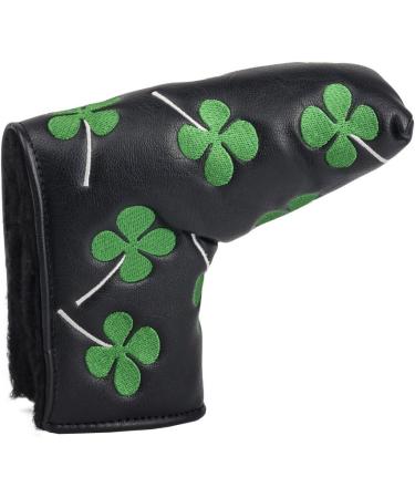 HIFROM Golf Putter Head Cover - Shamrock Embroidered Blade - Universal Fit for All Brands - Buy Online on SooperMarket.com