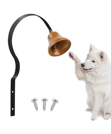 SliverDeW shop owner bell dog training bell metal door bell metal shop owner door bell dog training bell ancient wall -mounted shopkeepers for home textiles pots black
