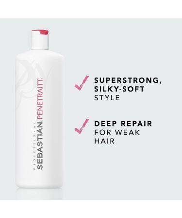 Sebastian Professional Penetraitt Shampoo & Conditioner - Strengthen & Repair Damaged, Color Treated Hair - 33.8 Fl Oz - Buy Online on SooperMarket.com