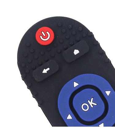 High Simulation Remote Control Baby Teether | Soft Silicone Teething Toy for Sensory Development | Daily Use (Black) - Buy Online on SooperMarket.com