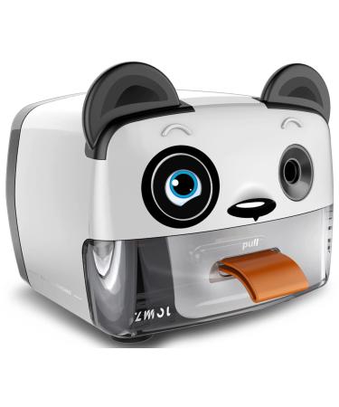 ZMOL Electric Pencil Sharpener Heavy Duty Pencil Sharpeners for Classroom Cute Pencil Sharpener Plug in for Kids Auto-Stop Pencil Sharpener for No.2 / Colored Pencils Best Electric Pencil Sharpener Panda