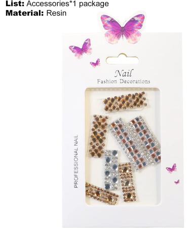 Luxury 3D Nail Letters Ribbon Tape with Rhinestones | DIY Nail Art Tools & Decorations - International Shipping Available - Buy Online on SooperMarket.com