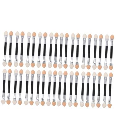 Baluue 40 Pcs Latex Eye Shadow Stick Eye Makeup Tool Eye Shadow Applicator Double Sided Eyeshadow Plastic 7.5cmx2pcs Assorted Colorx2pcs