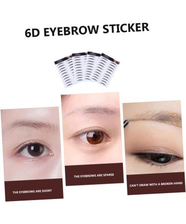 WOFASHPURET Fake Eyebrow Stickers 4pcs Authentic for Semi Supplies Men Grooming Brow Shaper Like Tools Stimulation Fake - Buy Online on SooperMarket.com