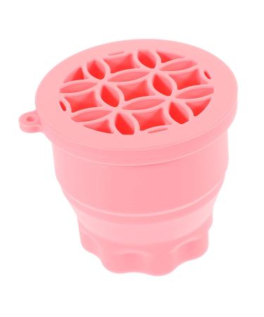 Didiseaon tool brush Make Brush Cleaners Silicone Makeup Brush Cleaner detergent washer Silica gel set Makeup Brush Cleaner Kit Multifunction silicone brush Makeup Tools 9.20X9.20X8.60CM Pink