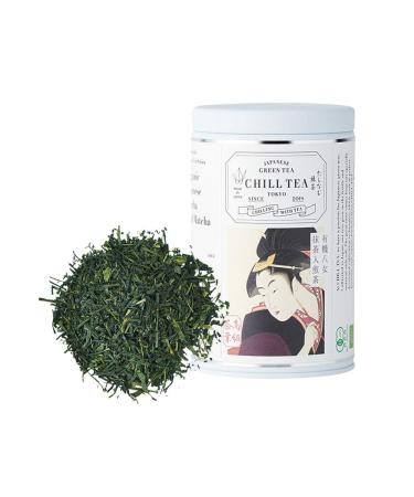 Japanese Sencha with Matcha Green Tea -100% Japanese Green Tea by CHILL TEA Tokyo - First Flush - Fresh Umami - (100g Loose Leaf)