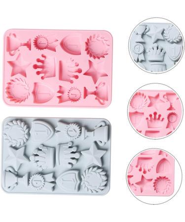 2pcs Silicone Mold Holiday Cake Dessert Mold Silicone Fondant Resin Moulds Silicone Soup Making Mold Holiday Baking Mold Silicone Mint Molds Jelly Mold Trophy Silica Gel Fudge - Buy Online on SooperMarket.com