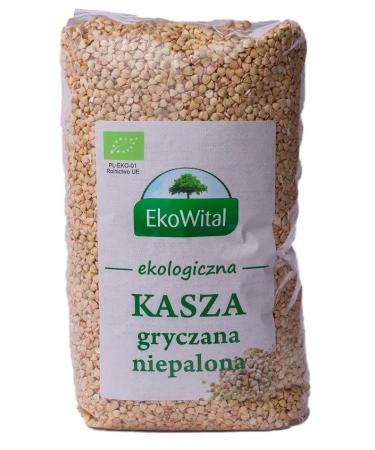 Unroasted buckwheat groats ORGANIC 1 kg EcoWital