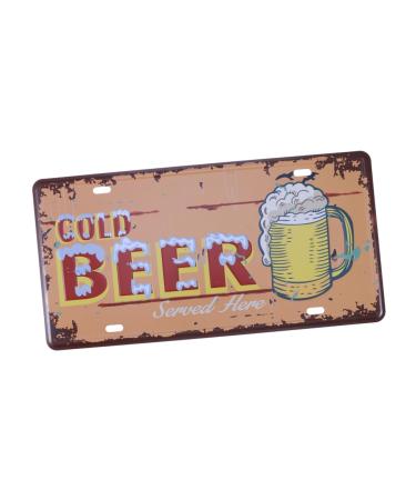 ABOOFAN Metal Signs Iron Sign Painting Iron Painting Tin Signs The Sign Wall Decoration Three-dimensional Picture 1 Medium