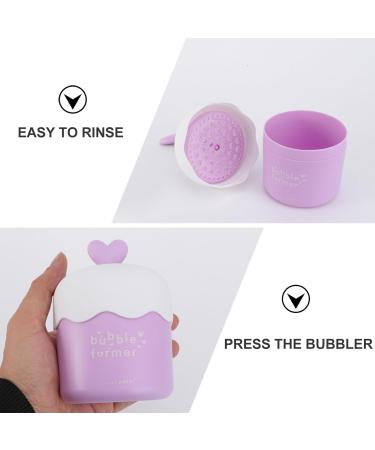 minkissy Face Foam Maker Face Wash Foamer Foam Maker Marshmallow Whip Maker Skin Care Deep Skincare Cleaner Tools for Travel Household Purple - Buy Online on SooperMarket.com