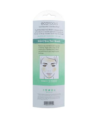 EcoTools Retractable Face Brush - Eco-Friendly Makeup Brush for Flawless Application - Buy Online on SooperMarket.com