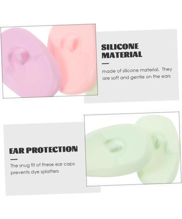 FRCOLOR 3 Pairs Silicone Earmuffs Ear Muffs for Heat Hair Dryer Ear Cuff Ear Protection Ear Muffs Ear Covers Hair Dye Hair Dryer Shower Cap Ear Plugs - Buy Online on SooperMarket.com