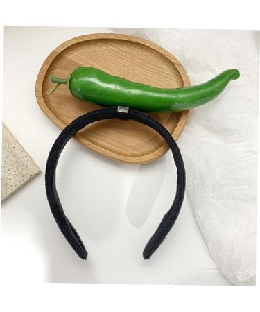 SKISUNO Chili Hair Hoop Headband Hair Accessories for Kids Chili Pepper Hat Chili Design Hair Hoop Fruit Man Elastic 1 count (Pack of 1) Green - Buy Online on SooperMarket.com