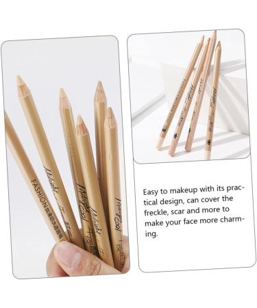 HAPINARY 8 Pcs Concealer Pen Concealer for Freckle Concealer for Marks Makeup Concealer White Wooden - Buy Online on SooperMarket.com