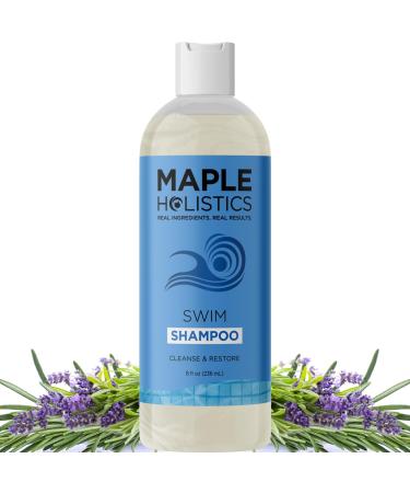 After Swim Shampoo for Kids & Adults - Clarifying Shampoo for Chlorine Removal Kids Friendly Formula with Tea Tree and Rosemary Essential Oils - Pool Shampoo for Swimmers with Replenishing Oils