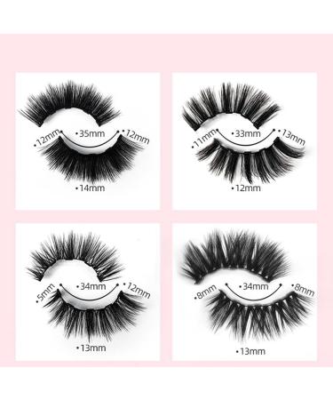 Dawafit Magnetic Eyelashes with Eyeliner Kit 10 Pairs Reusable Magnetic Eyelashes 3D Magnetic False Eyelashes(A) - Buy Online on SooperMarket.com