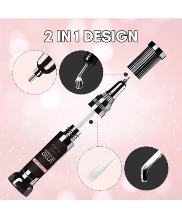Makartt 2pcs Nail Rhinestone Glue Gel Pen Set - Clear, Precision Adhesive for Nail Art Decorations - 8ml - Buy Online on SooperMarket.com