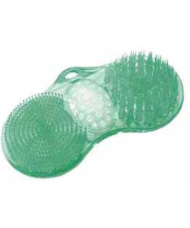 Body & Sole Spa Elite Gift Set - Foot Scrubber, Brush, Pumice Stone, Liquid Soap Dispenser - Pack of 3 Foot Care Products (Green) - Buy Online on SooperMarket.com