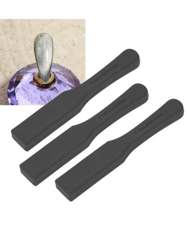 3pcs Nail Art Magnetic Stick - Portable Cat Eye Gel Nail Polish Magnet Wand | DIY Manicure Tool (Black) - Shop Internationally - Buy Online on SooperMarket.com