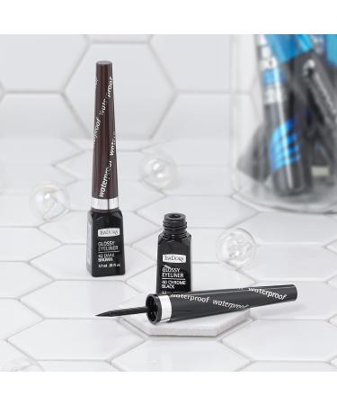 IsaDora Glossy Eyeliner Waterproof 40 Chrome Black for Sensitive Eyes - 3.7 ml / .13 Fl. oz - Buy Online on SooperMarket.com