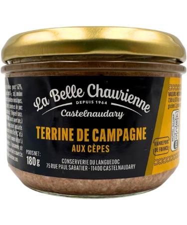 La Belle Chaurienne Ceps Farmhouse Terrine 180g x 6 - Buy Online on SooperMarket.com