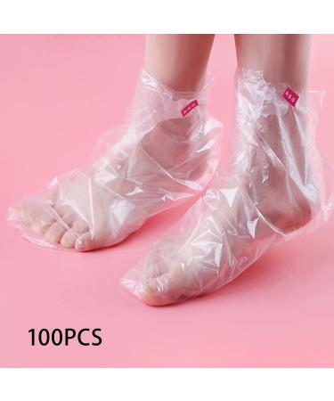 MagiDeal 100pcs Moisture Socks | Comfortable Thicker Foot Protectors for SPA & Home Use - International Shipping Available - Buy Online on SooperMarket.com