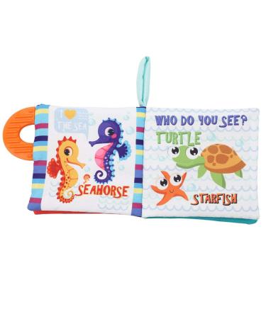 Soft Cloth Crinkle Books for Babies 0-12 Months - High Contrast Baby Toys Gift Set - Buy Online on SooperMarket.com