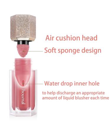 Yeweian Soft Cream Blush Makeup - Tomato Red | Lightweight & Long Lasting Dewy Liquid Blush - Buy Online on SooperMarket.com