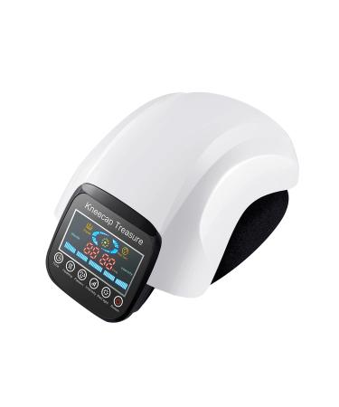 Knee Massager with Heat for Pain Relief Electric Cordless Vibration Knee Massage Device with Kneading for Arthritis and Joint Circulation Warmer Rechargeable