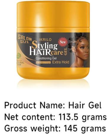 Joyeee Braid Gel Twist Lock Edge Control Gel for Hair Defining Curly Hair Favorite No White Residue Extreme Hold & Reduces Frizz for Braids Locs Twists Cornrows Wavy or Kinky Hair 113.5g Yellow-4oz - Buy Online on SooperMarket.com