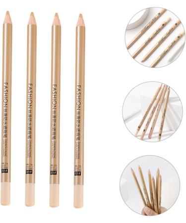 Healeved 16 Pcs Concealer Pen Concealer for Marks Makeup Concealer Women Makeup Supplies Wooden White - Buy Online on SooperMarket.com
