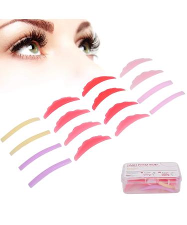 16-Piece Silicone Eyelash Perming Curler Set - Reusable Lash Lifting Pads for All Eyelash Lengths - Buy Online on SooperMarket.com