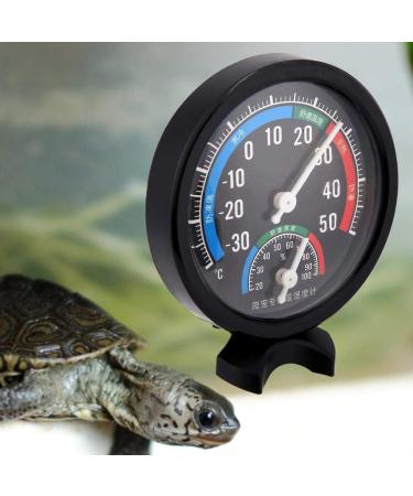 Reptile Thermometer 2 in 1 Reptile Terrarium Tank Temperature Hygrometer with Stand Base for lizard Tortoise Spider Chameleon Pet Rearing Box - Buy Online on SooperMarket.com