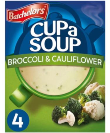 Cuppa Soup Variety Bundle - 4 Delicious Flavours - with Batchelors Cup a Soup Beef & Tomato Chicken & Leek Broccoli & Cauliflower and Mushroom - 16 Sachets in Total - Ready in Minutes - Buy Online on SooperMarket.com